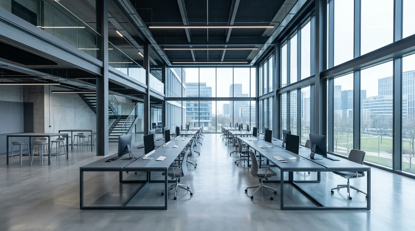 M90 Technologies — Modern technology and engineering workspace
